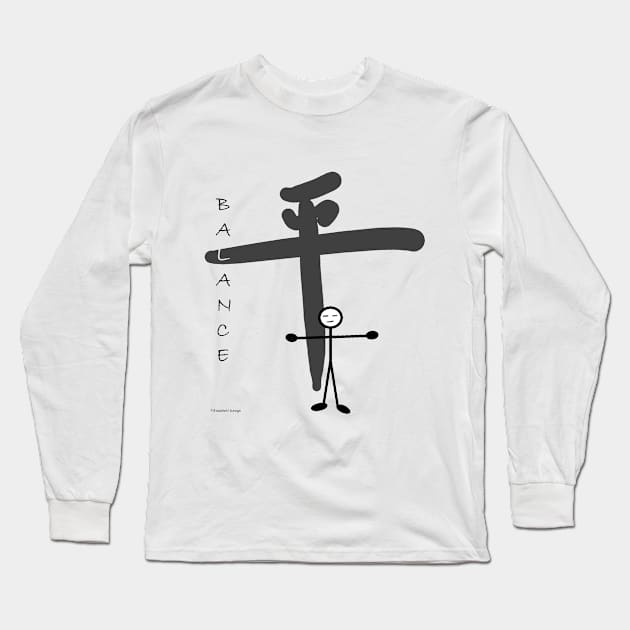 Balance Long Sleeve T-Shirt by EdoubleU